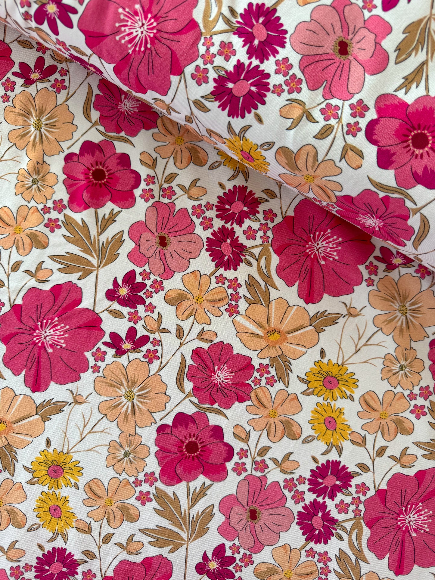 White Floral Delight Jersey