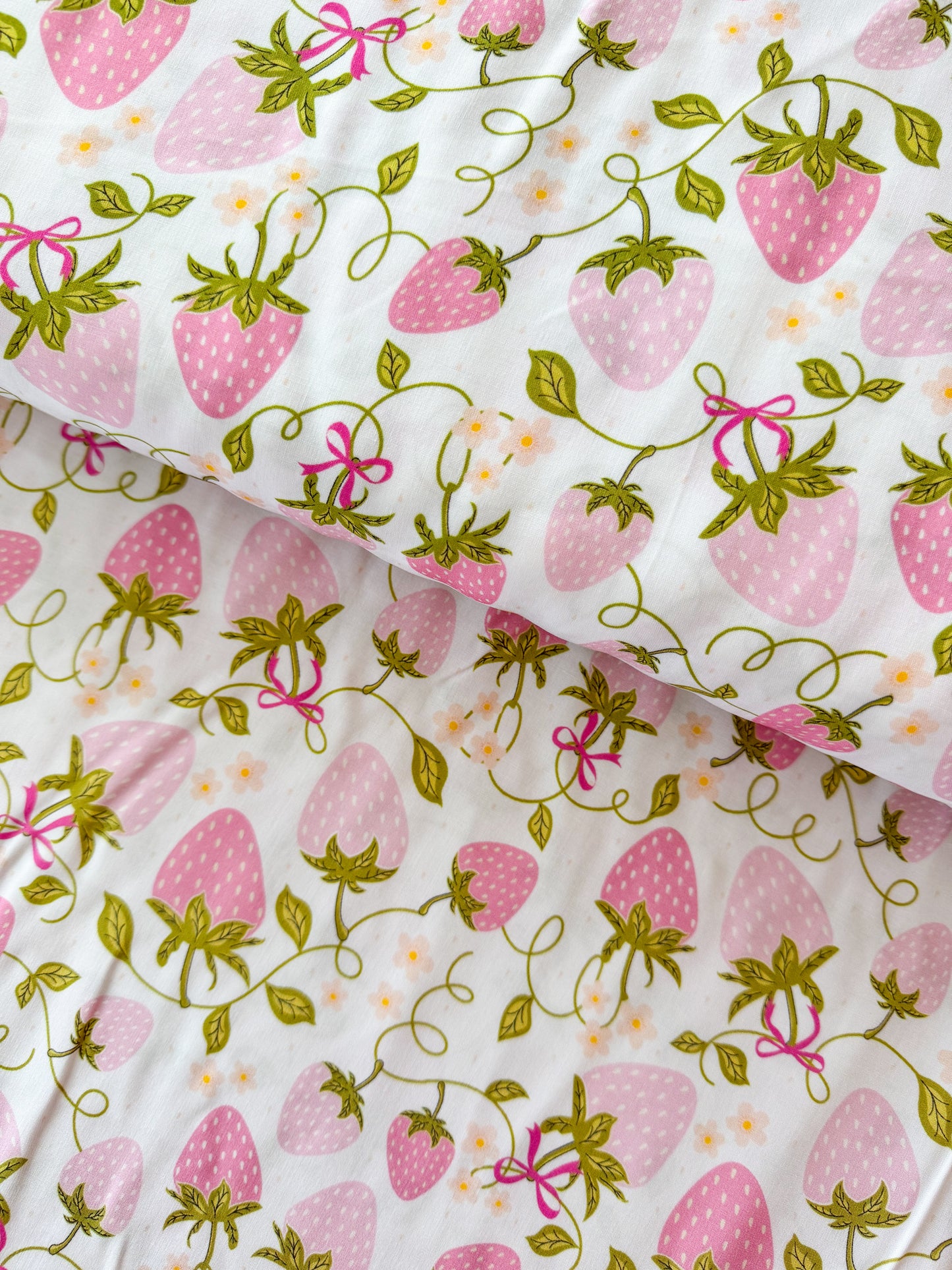 Strawberry Garden Viscose