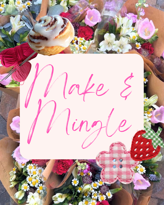 July Make & Mingle : A monthly creative meet-up for makers