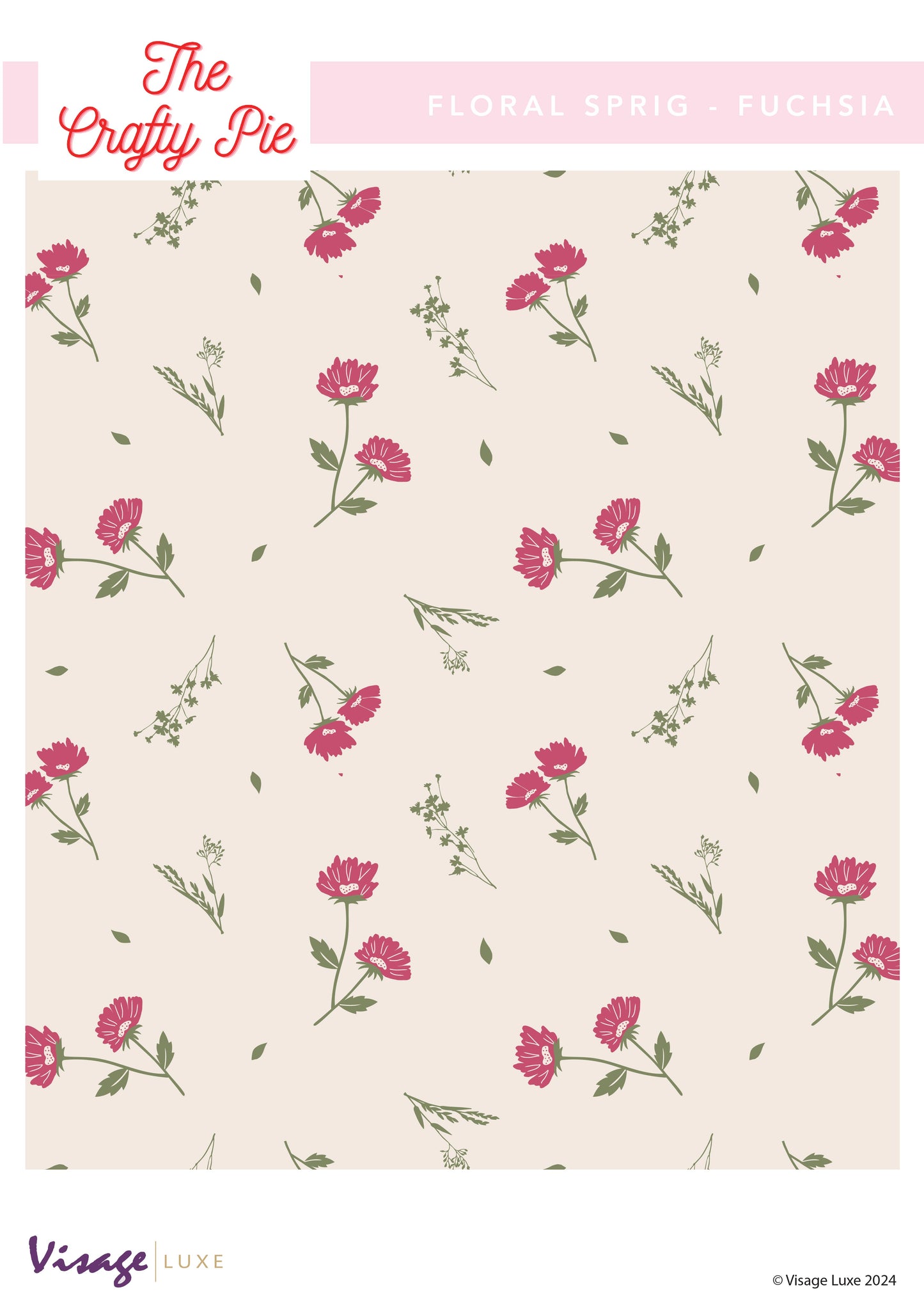 Floral Sprig Viscose