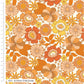 Flower Child Cotton Jersey- Orange