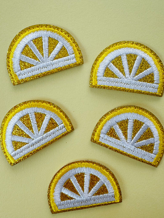 Lemon Iron-On Patches